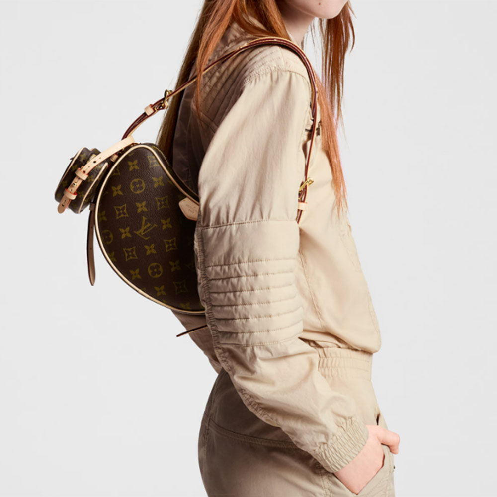Fake LV Croissant MM Bag